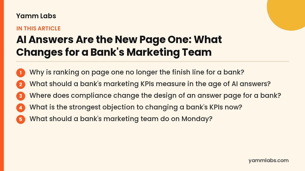 AI Answers Are the New Page One: what this article covers
