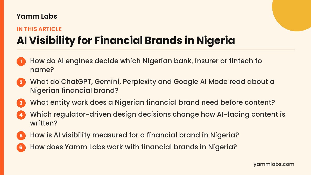 AI Visibility for Financial Brands in Nigeria: what this article covers