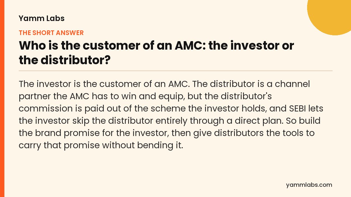Investor or distributor: the short answer, summarised