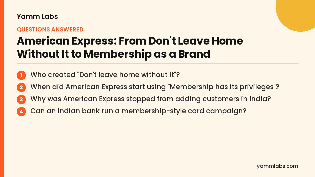 American Express: questions this article answers