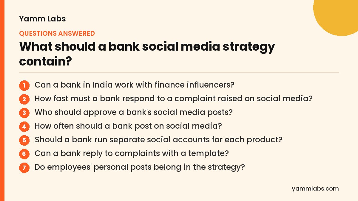 What should a bank social media strategy contain? Questions this article answers