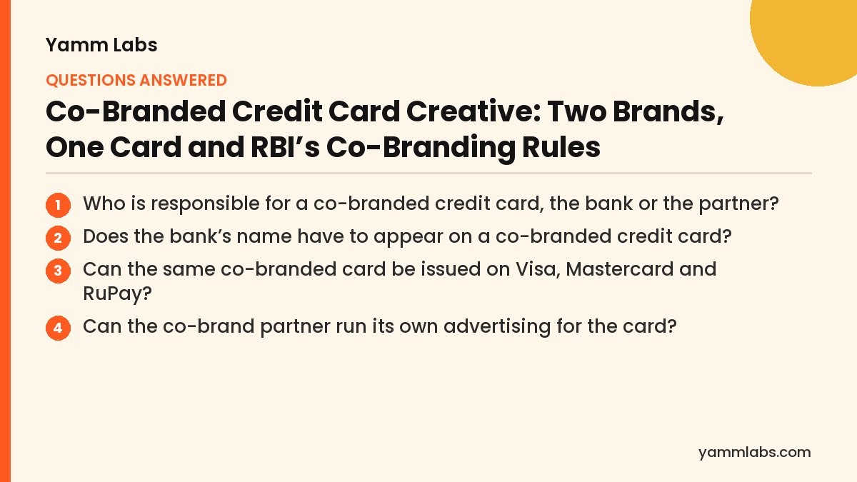 Co-Branded Credit Card Creative: questions this article answers