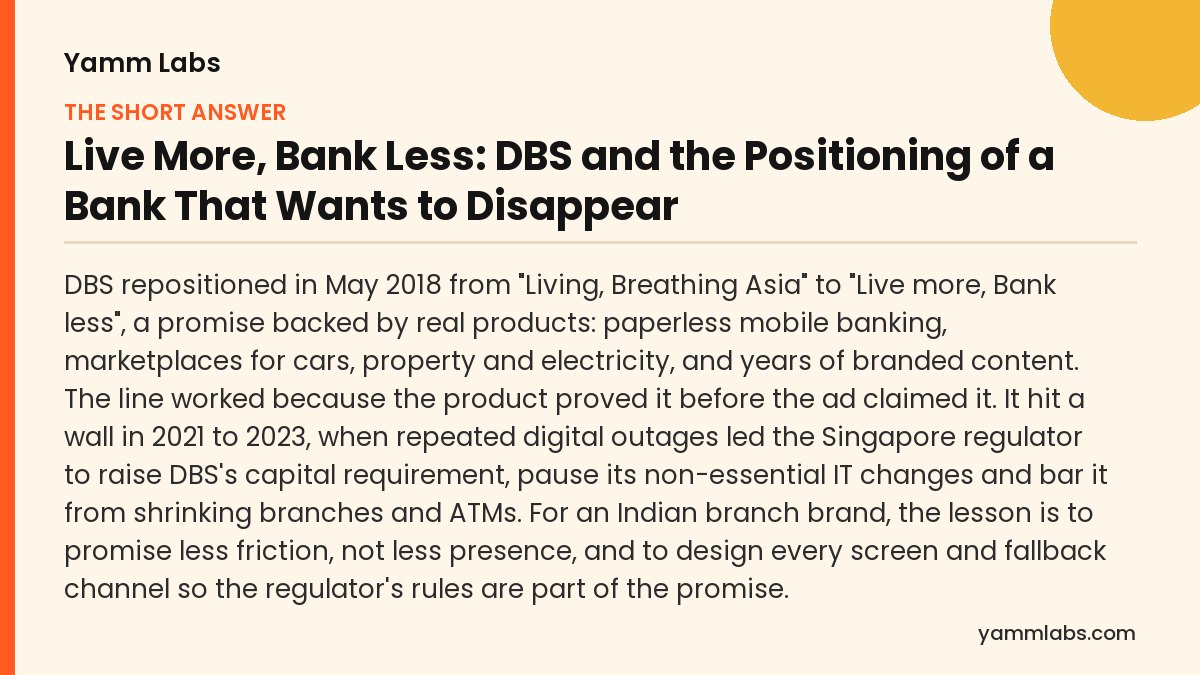 Live More, Bank Less: the short answer, summarised