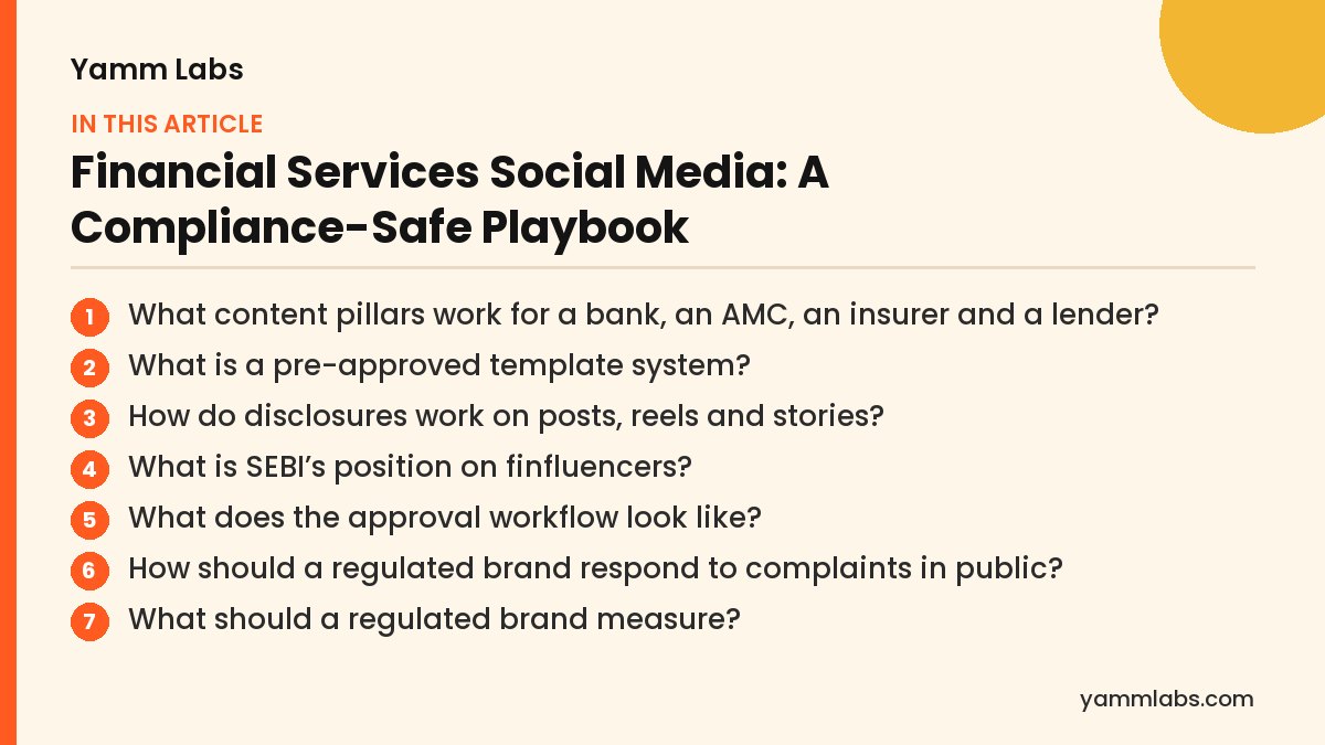 Financial Services Social Media: what this article covers