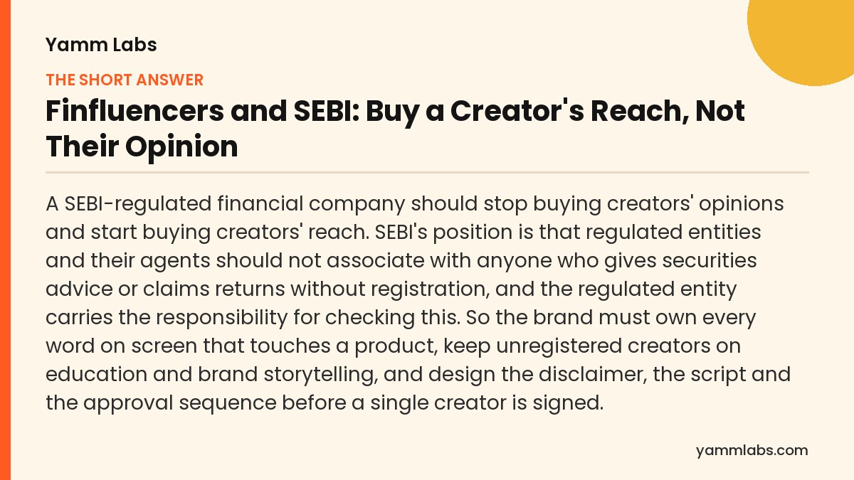 Creator partnerships: the short answer, summarised