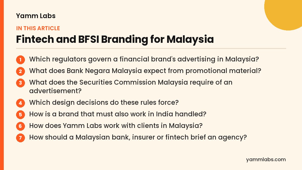 Fintech and BFSI Branding for Malaysia: what this article covers