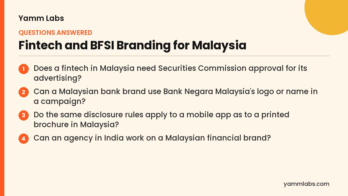 Fintech and BFSI Branding for Malaysia: questions this article answers