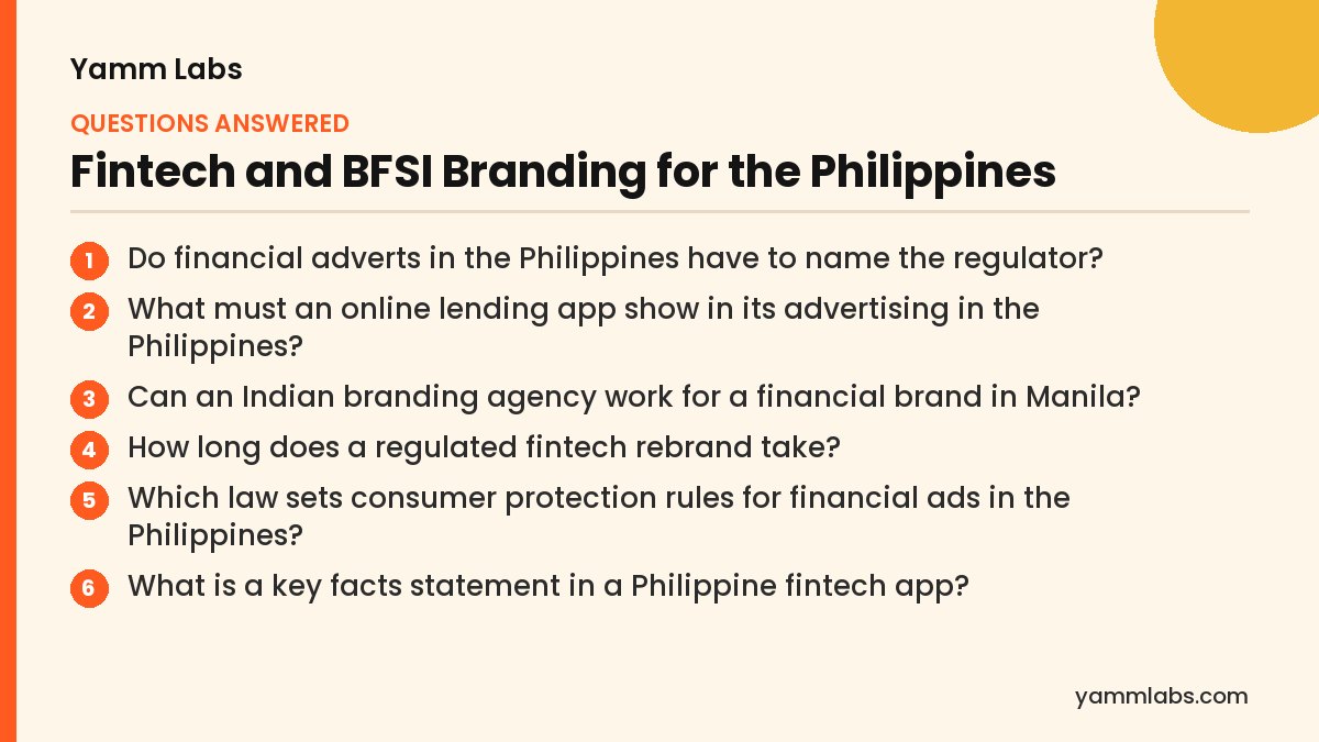 Fintech and BFSI Branding for the Philippines: questions this article answers