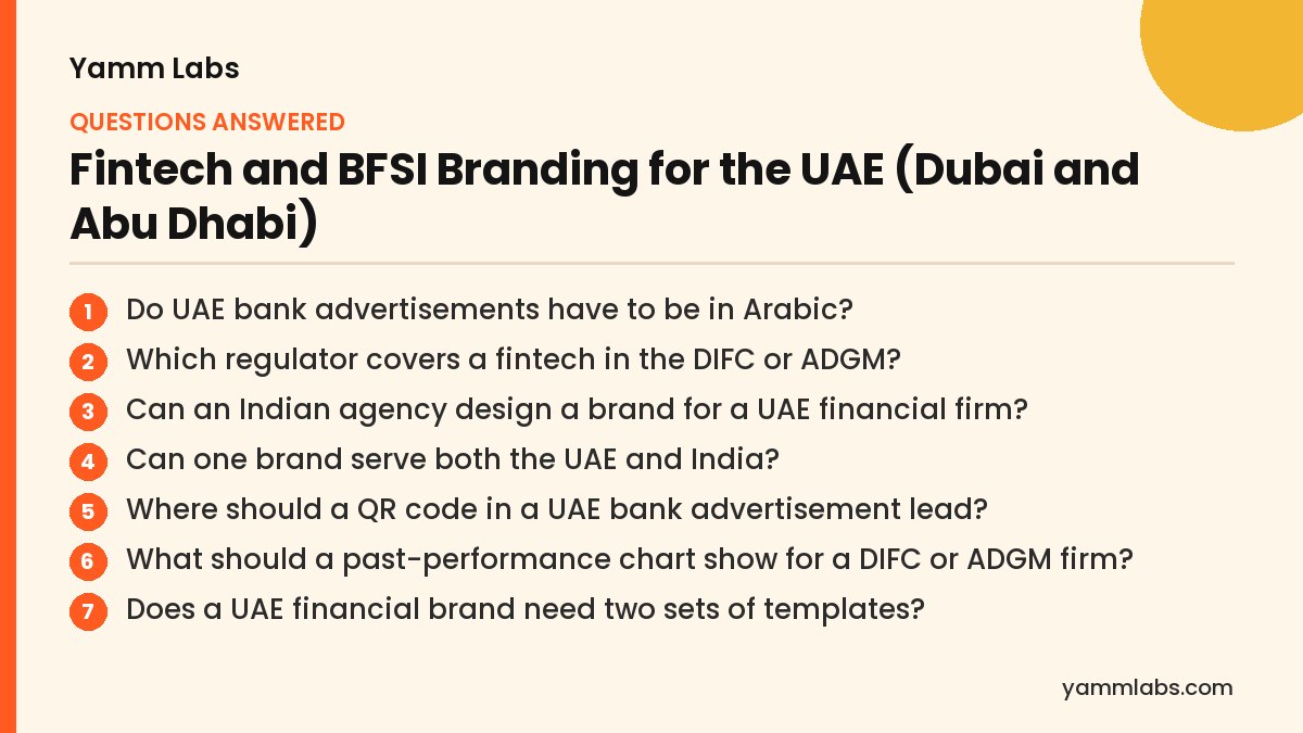 Fintech and BFSI Branding for the UAE (Dubai and Abu Dhabi): questions this article answers
