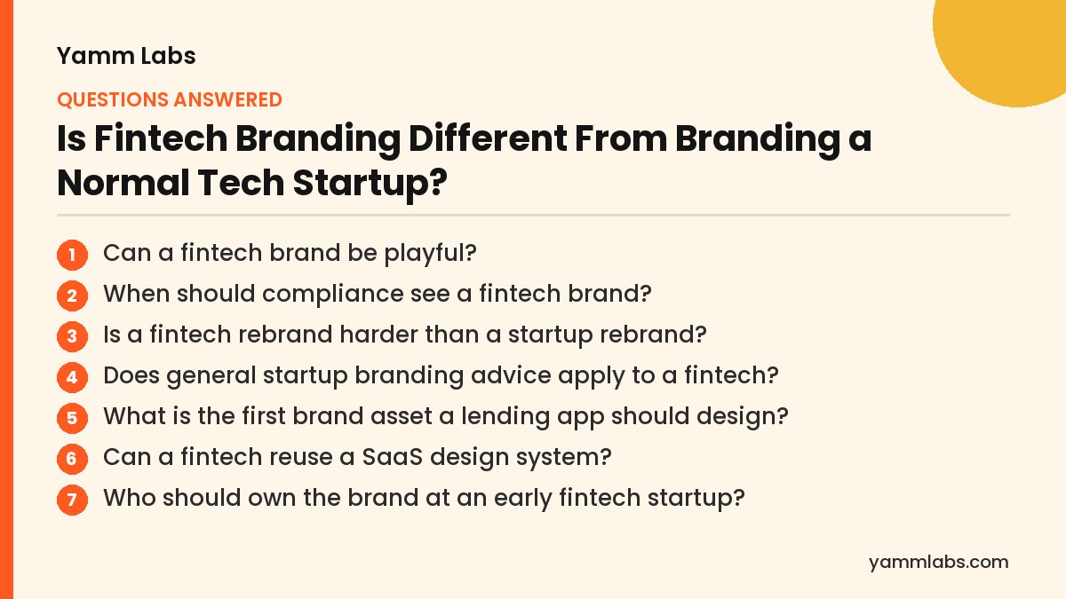 Startup branding? Questions this article answers