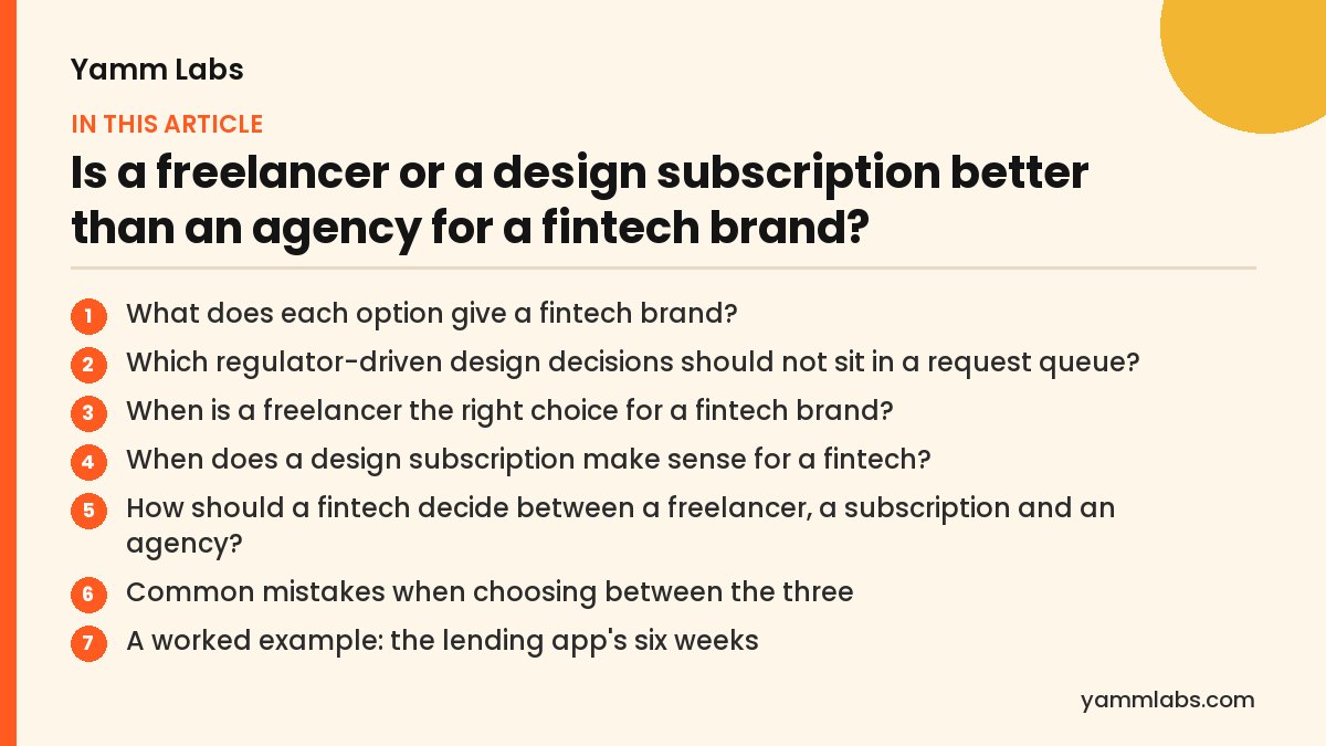 Design subscription? What this article covers
