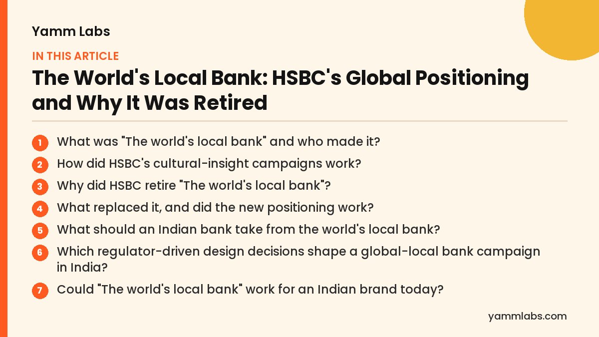 The World's Local Bank: what this article covers