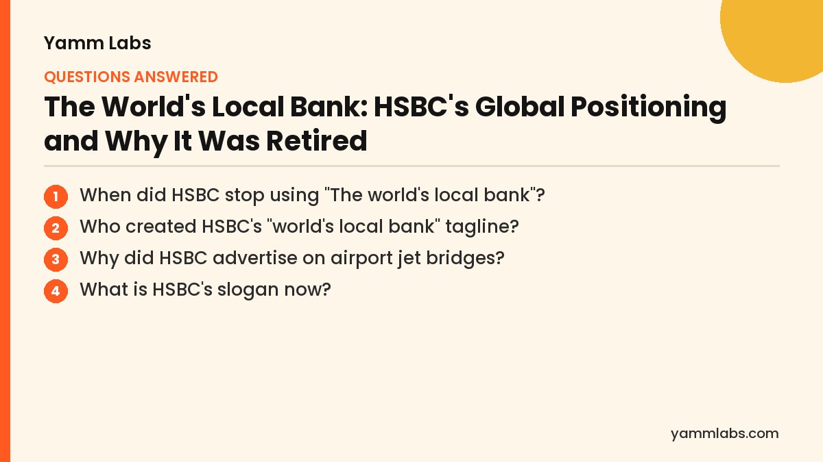 The World's Local Bank: questions this article answers