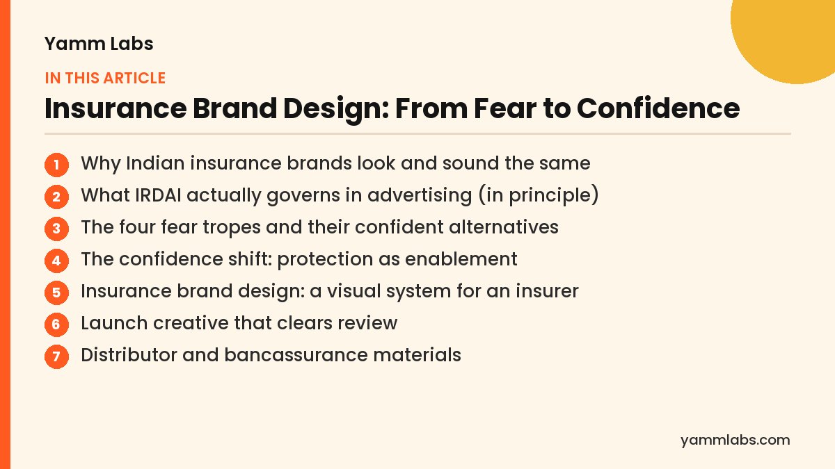 Insurance Brand Design: what this article covers