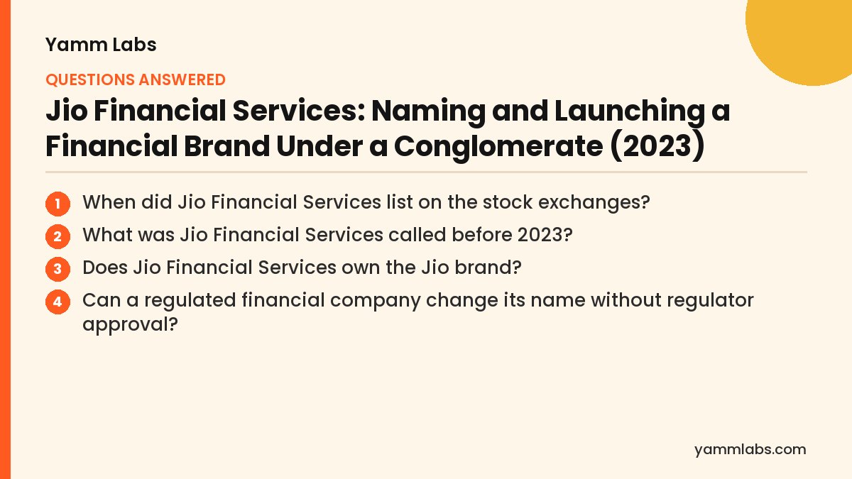 Jio Financial Services: questions this article answers