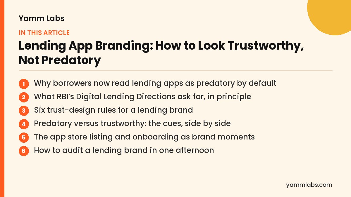 Lending App Branding: what this article covers
