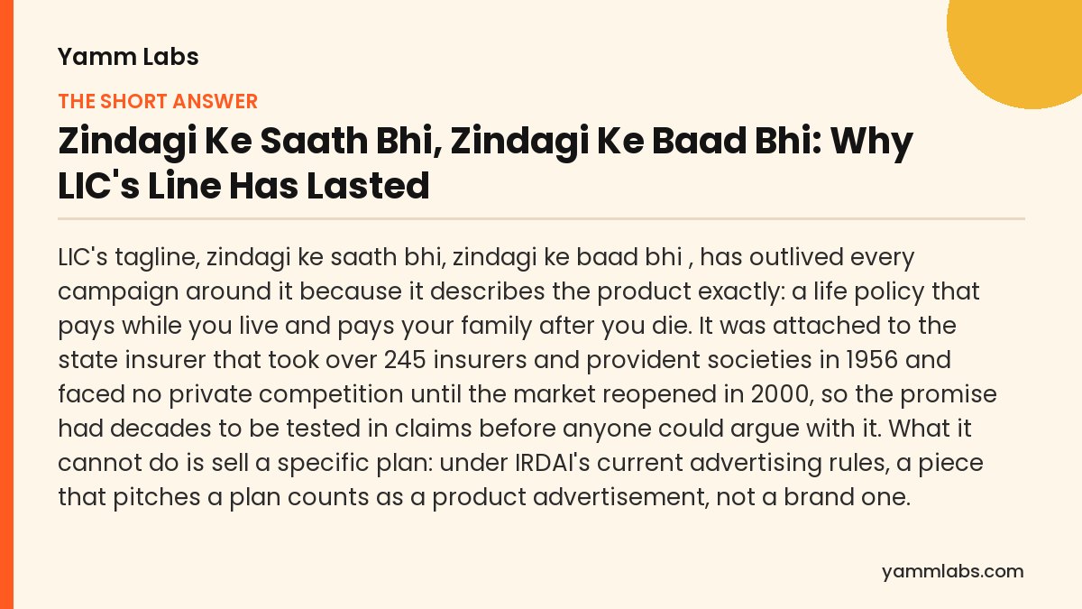 Zindagi Ke Saath Bhi, Zindagi Ke Baad Bhi: the short answer, summarised