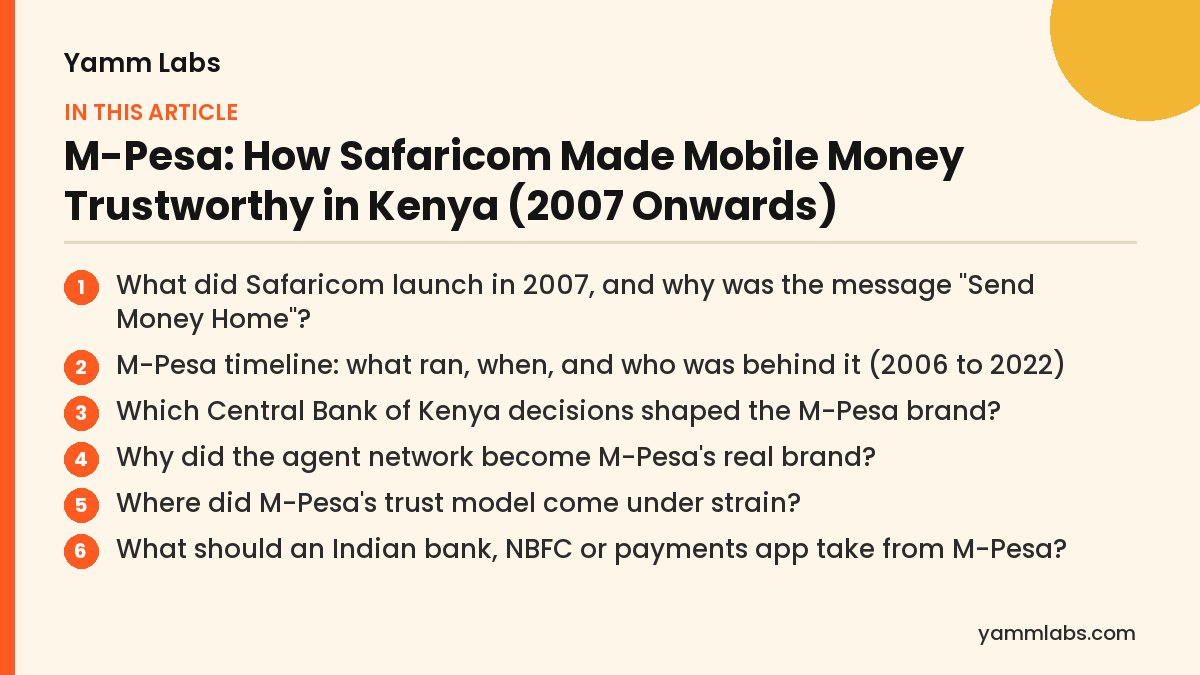 M-Pesa: what this article covers