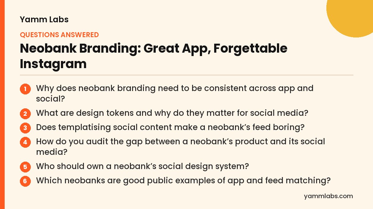 Neobank branding: questions this article answers