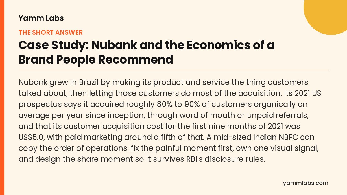 Nubank case study: the short answer, summarised
