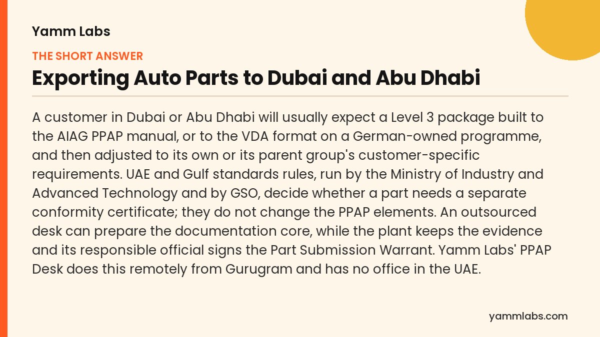 UAE: the short answer, summarised