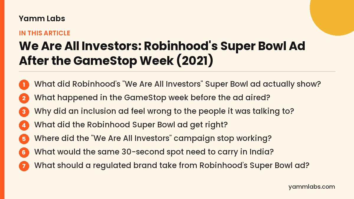 Super Bowl: what this article covers