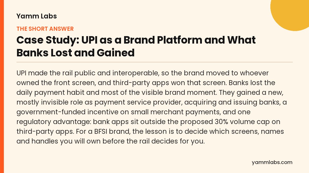 Brand platform: the short answer, summarised