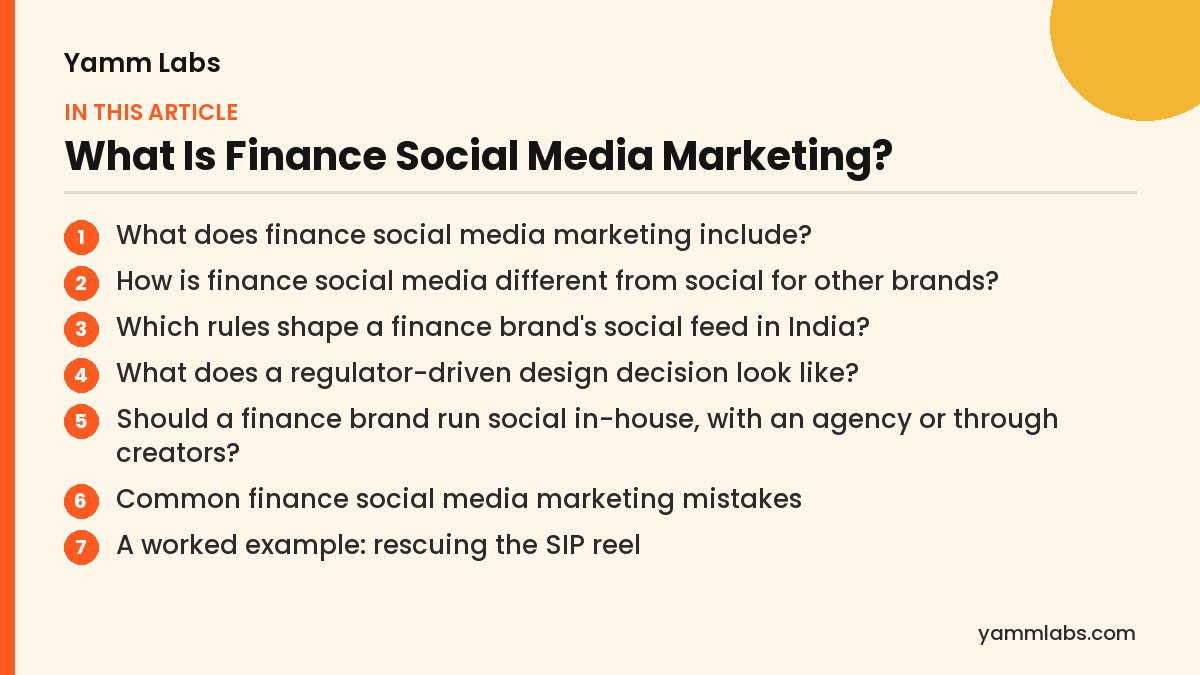 What Is Finance Social Media Marketing? What this article covers