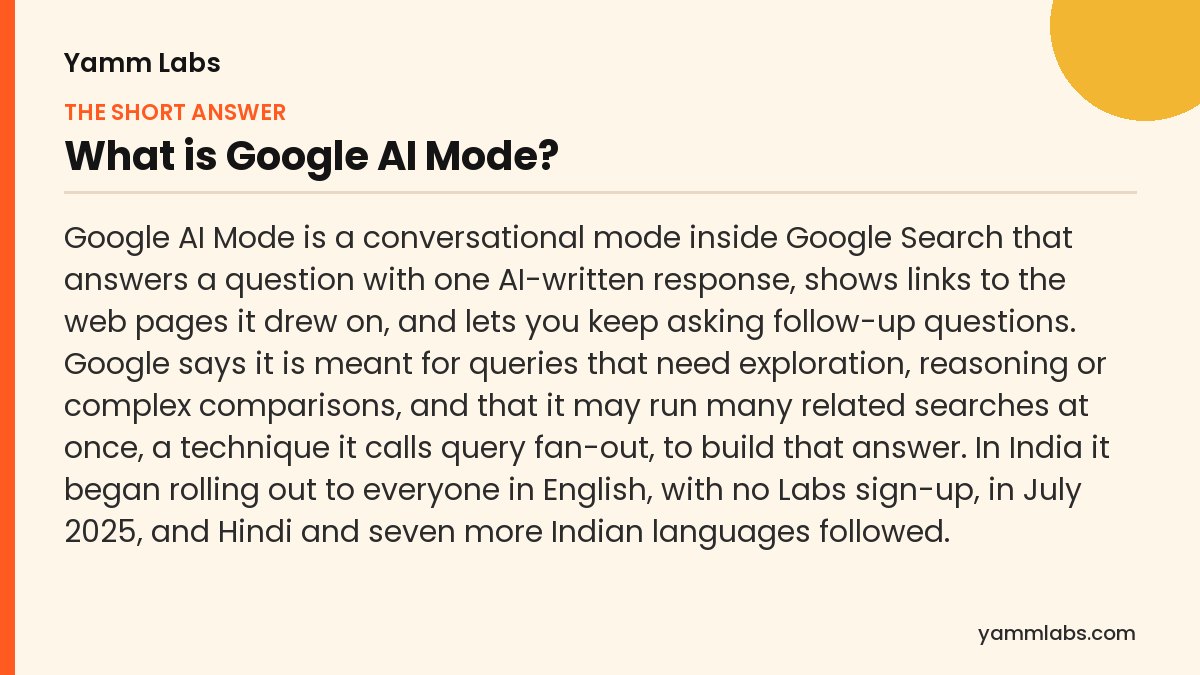 What is Google AI Mode? The short answer, summarised