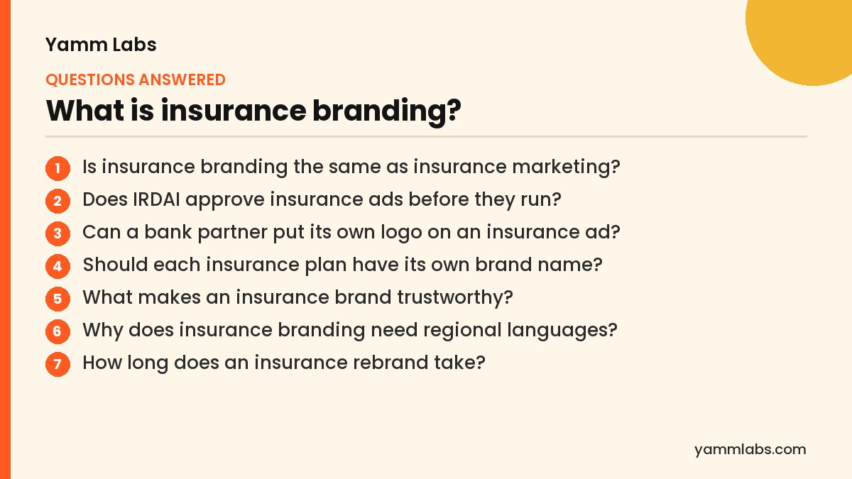 What is insurance branding? Questions this article answers