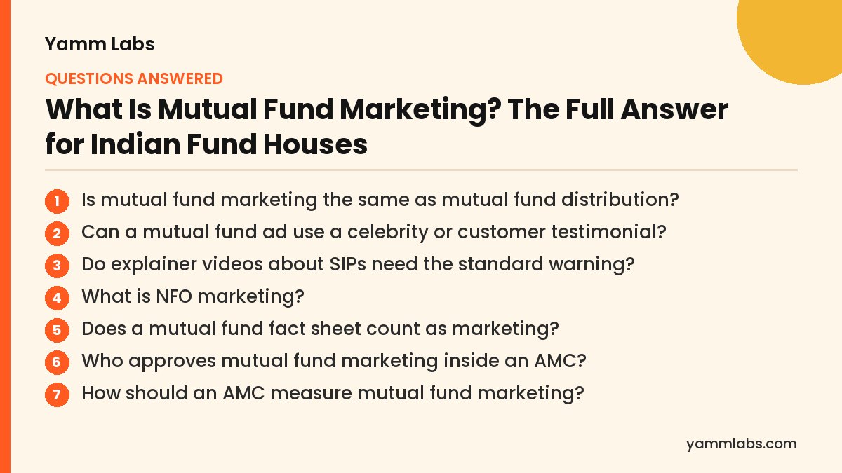 What Is Mutual Fund Marketing? Questions this article answers