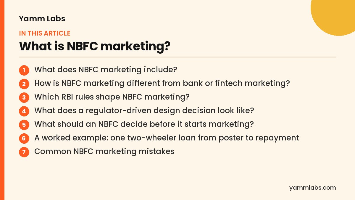 What is NBFC marketing? What this article covers