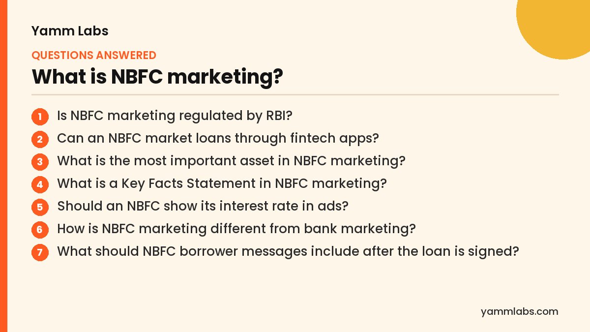 What is NBFC marketing? Questions this article answers