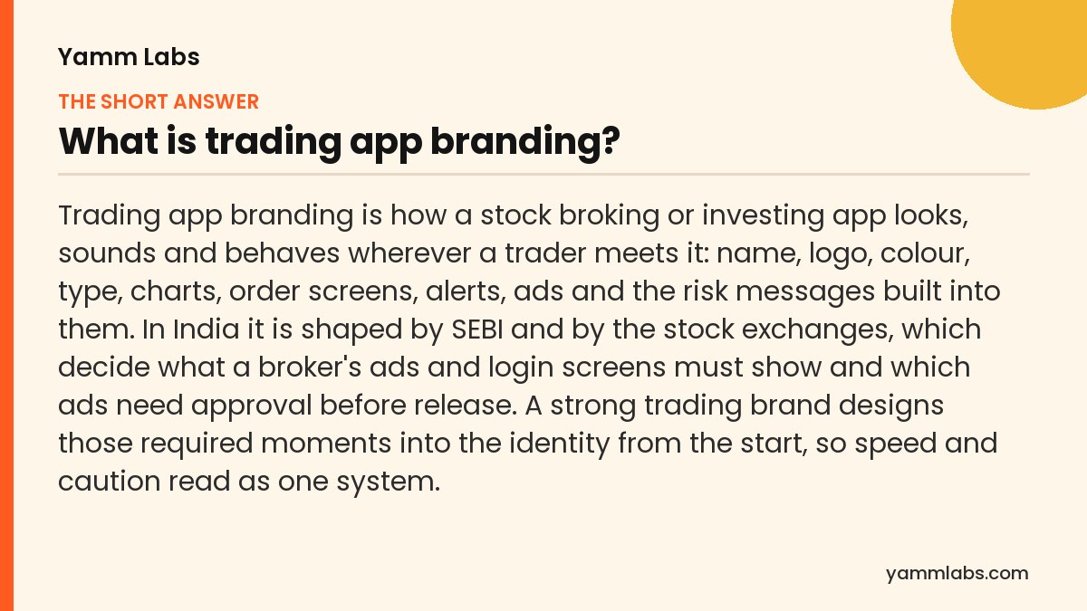 What is trading app branding? The short answer, summarised
