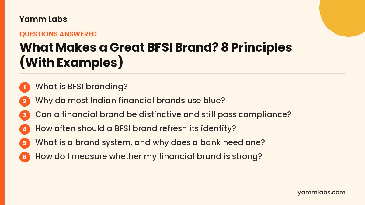 What Makes a Great BFSI Brand? Questions this article answers