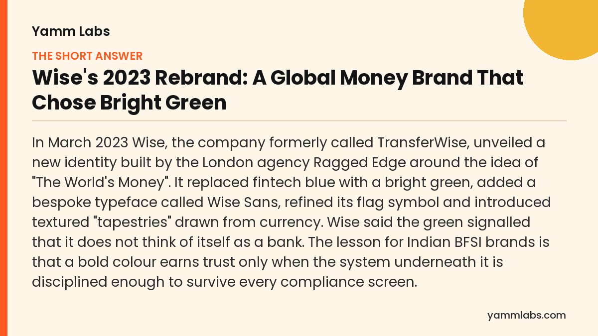 Wise's 2023 Rebrand: the short answer, summarised