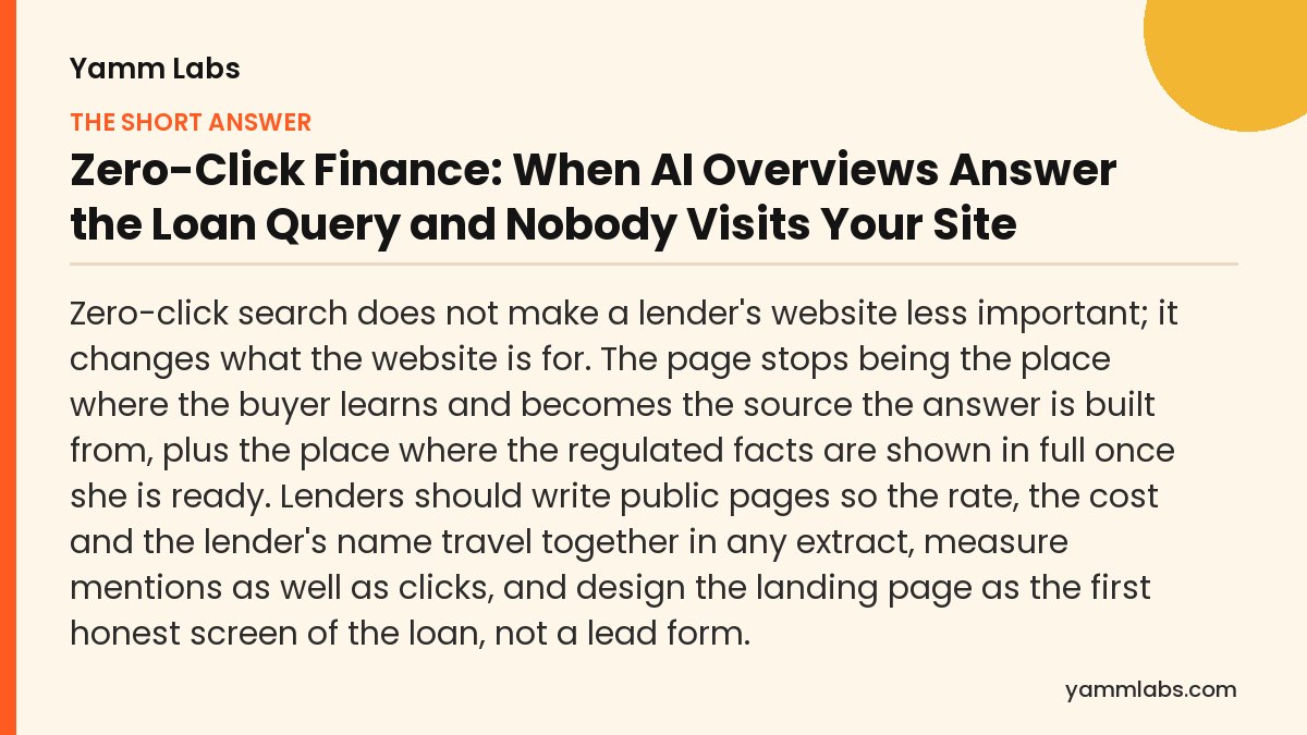 AI Overviews: the short answer, summarised